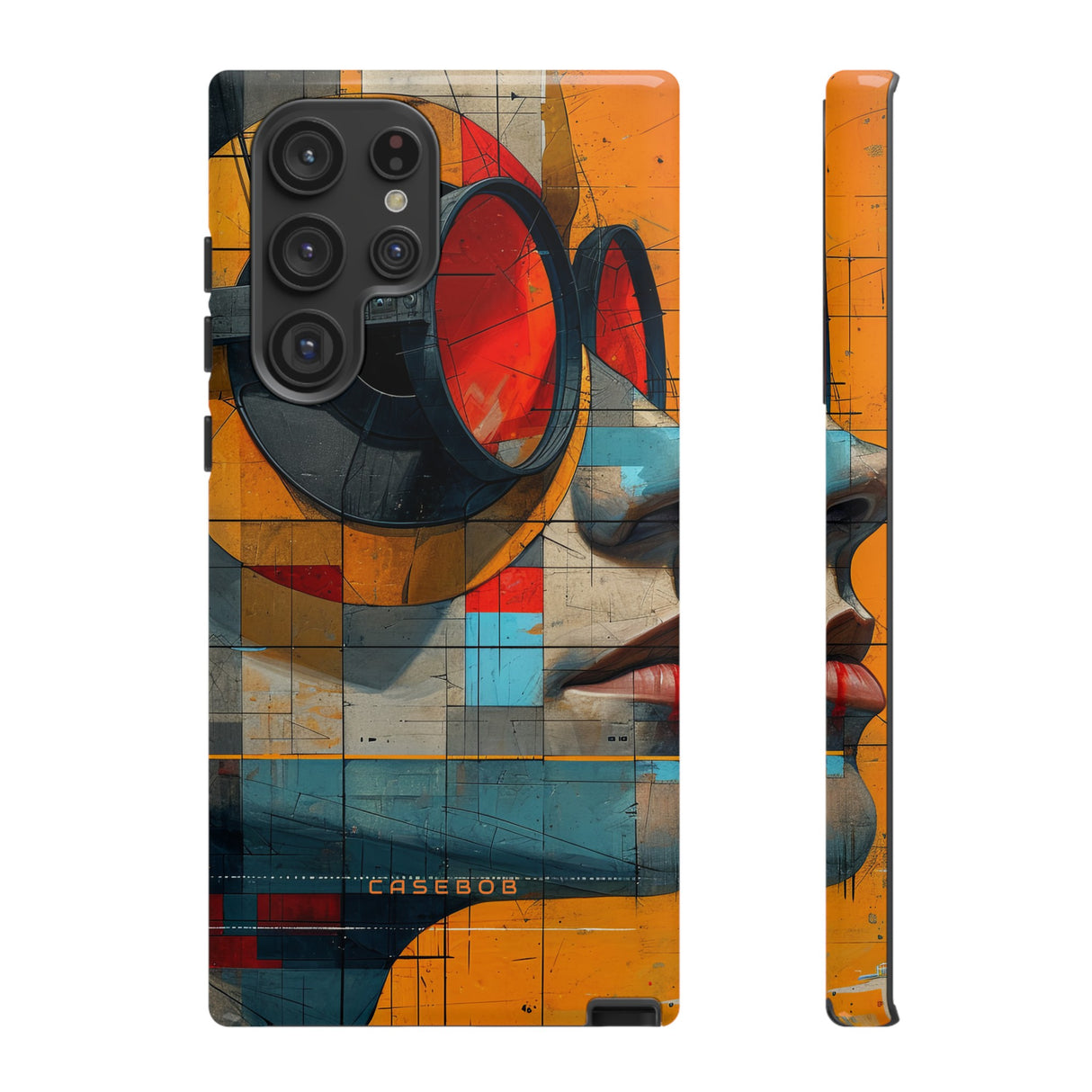 Cartoon Geometry Fusion - Protective Phone Case