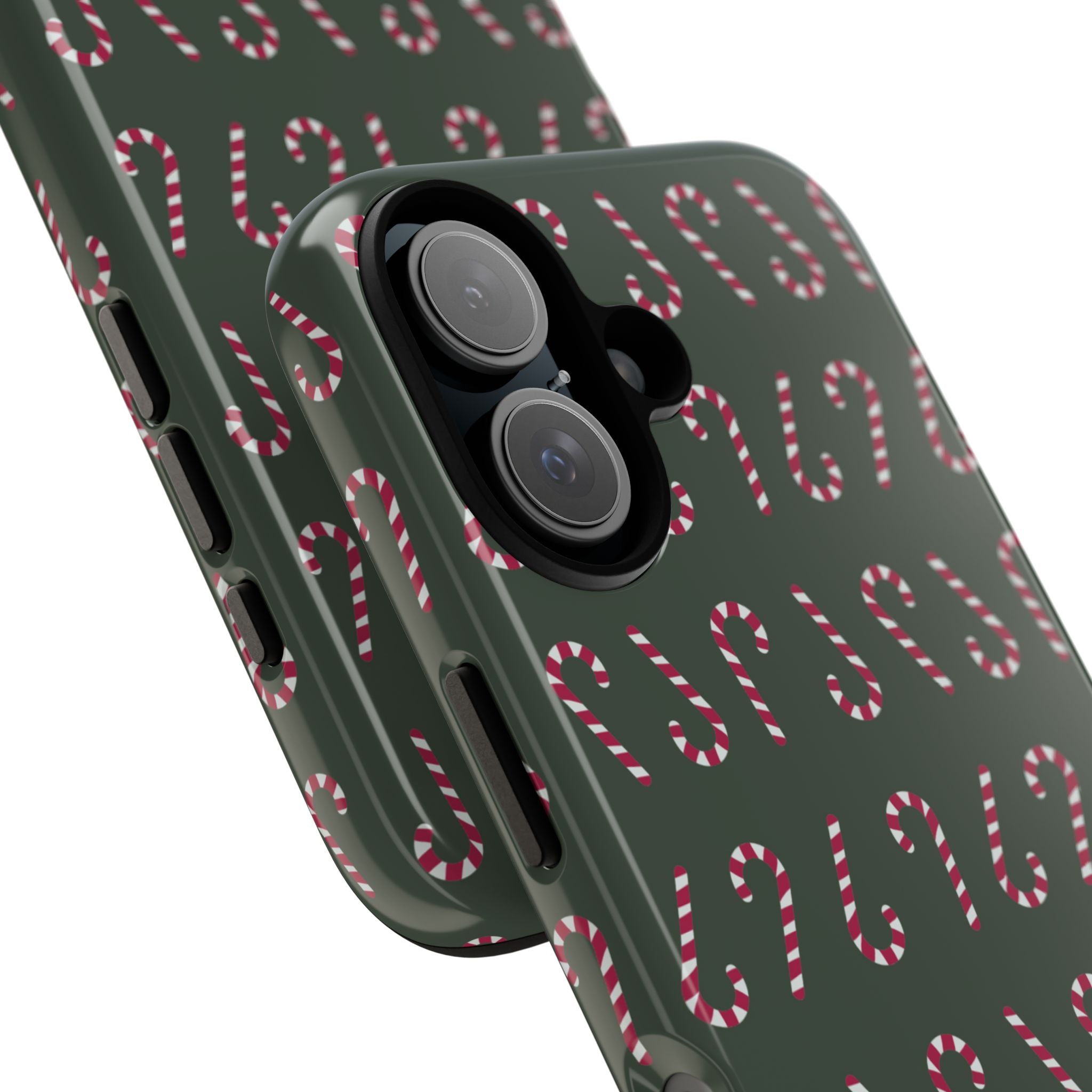 Candy Canes Aligned - iPhone Case