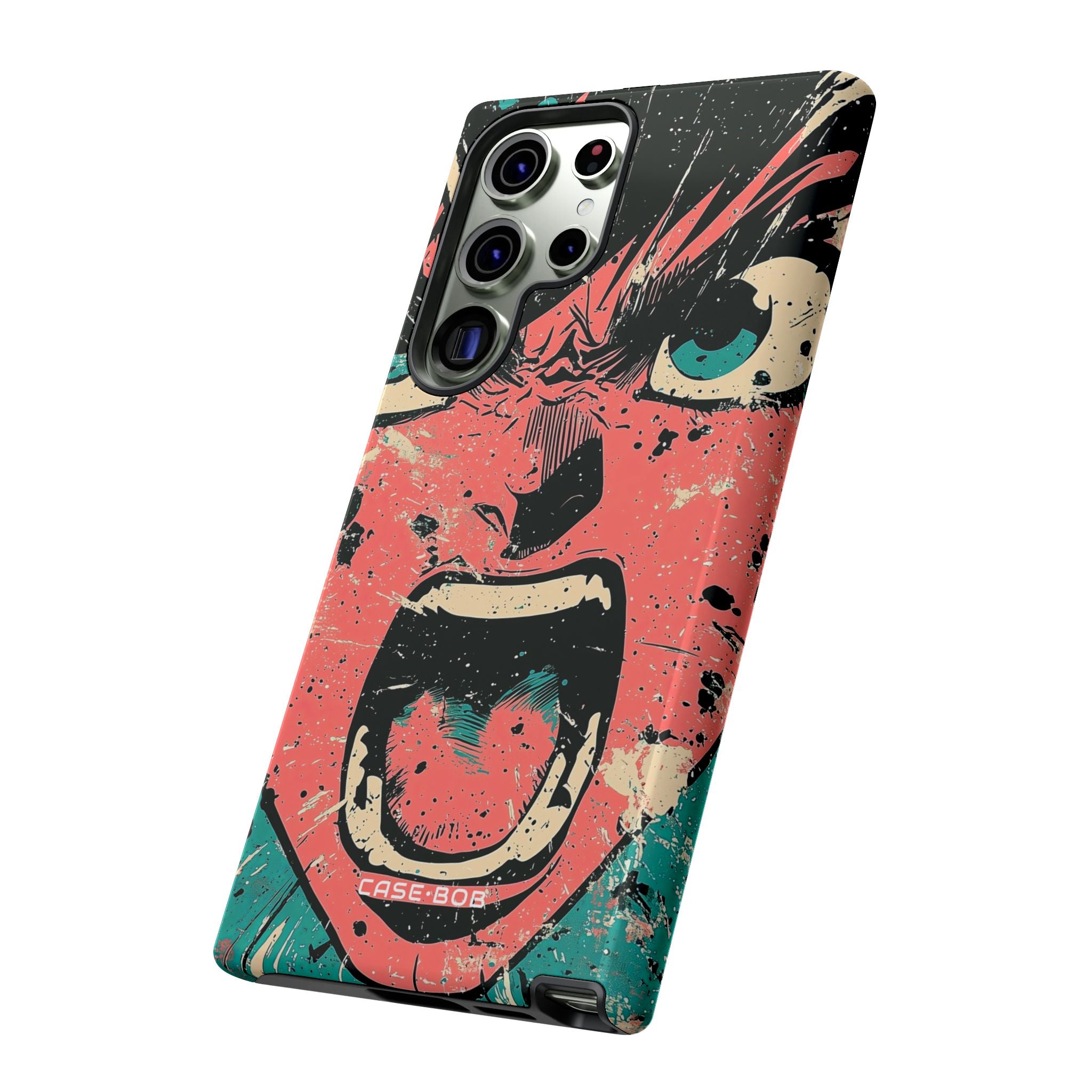 Screaming Face Pink Samsung S23 Ultra Case - Tough