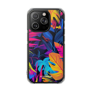 Neon Pantone Pattern | Phone Case for iPhone (Clear Impact Case - Magnetic)