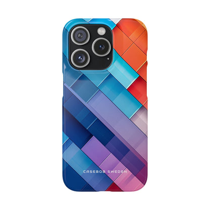 Vibrant GeoFlow iPhone 15 - Slim Phone Case