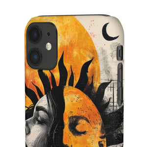 Sunlit Duality | Slim Phone Case for iPhone