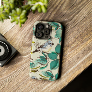 Cute Flowers and Birds iPhone case - Protective Phone Case