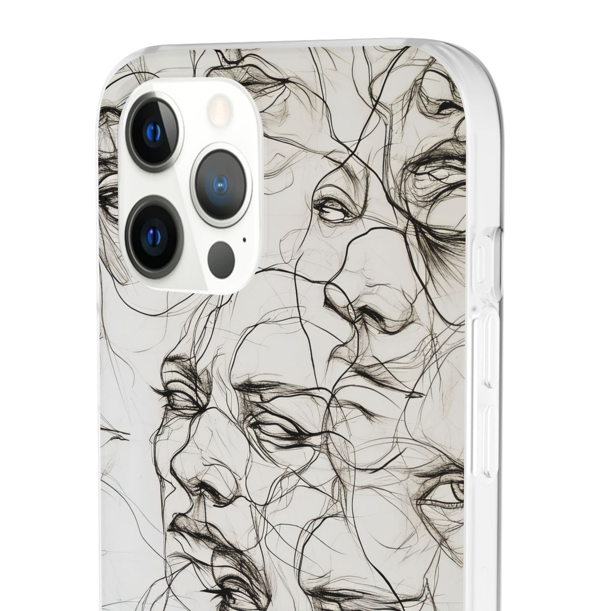 Ethereal Faces | Flexible Phone Case for iPhone