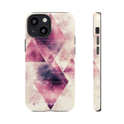 Triangles Overlap Serenity - iPhone Case