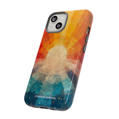 Sunburst Energy - Tough iPhone 14 Phone Case