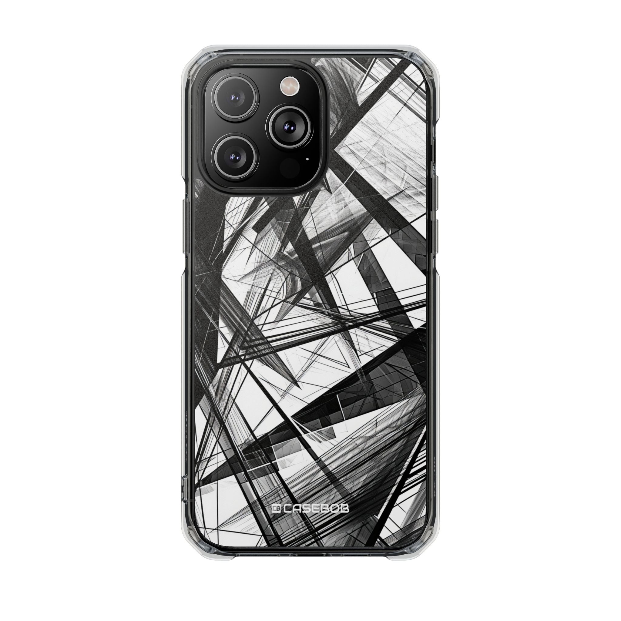 Monochrome Chaos - Phone Case for iPhone