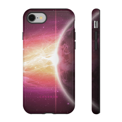 Purple Planets in Space - Protective Phone Case