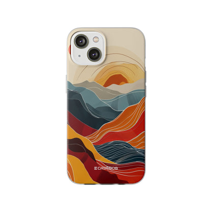 Sunset Waves | Flexible Phone Case for iPhone