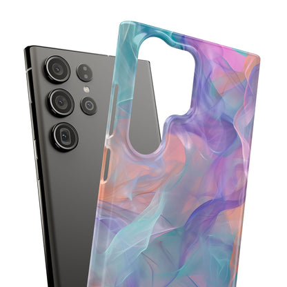 Dreamy Teal Flow - Slim Samsung S23 Phone Case