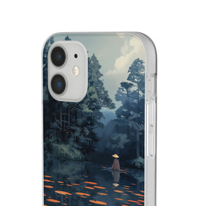 Tranquil Lotus Serenity | Flexible Phone Case for iPhone