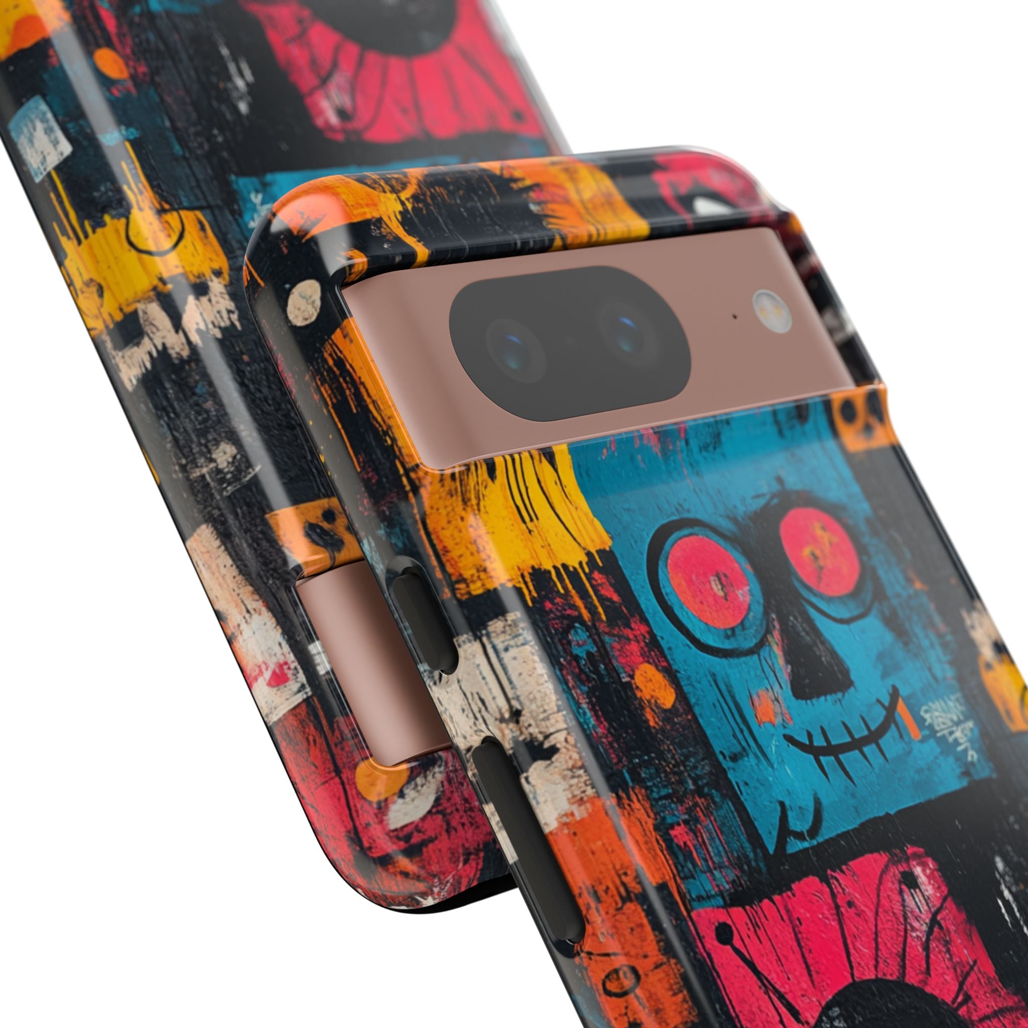 Blue Stitch Smile Google Pixel 8 Case - Tough