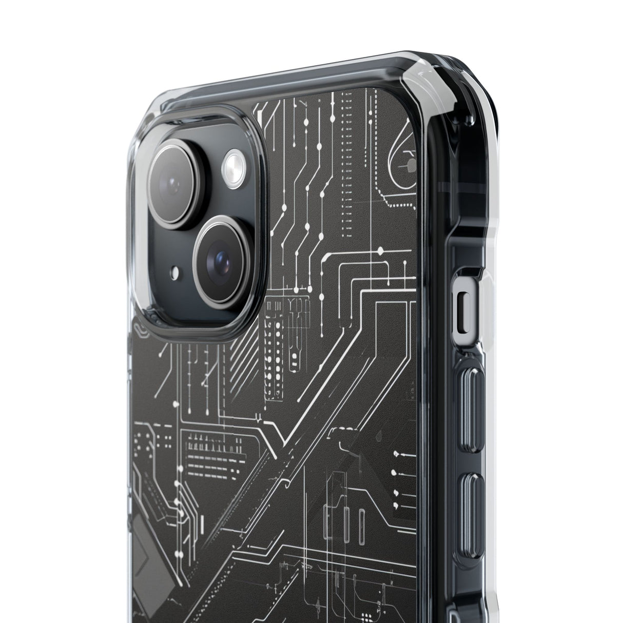 Circuit Overdrive - Phone Case for iPhone (Clear Impact - Magnetic)