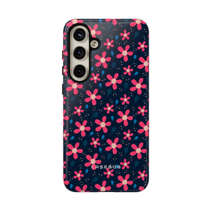 Pink Flower Pattern - Protective Phone Case