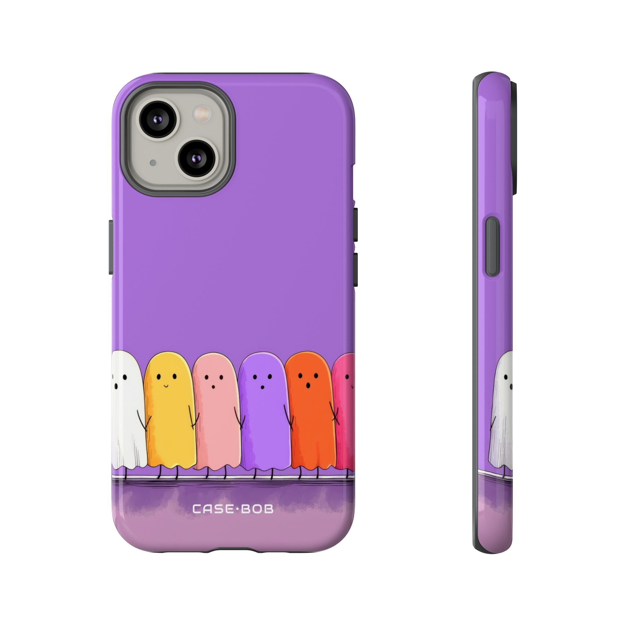 Colorful Ghosts iPhone 14 Case - Tough
