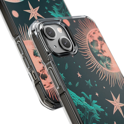 Celestial Botanical Night iPhone Case - Impact