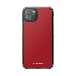 Upsdell Red | Phone Case for iPhone (Clear Impact Case - Magnetic)