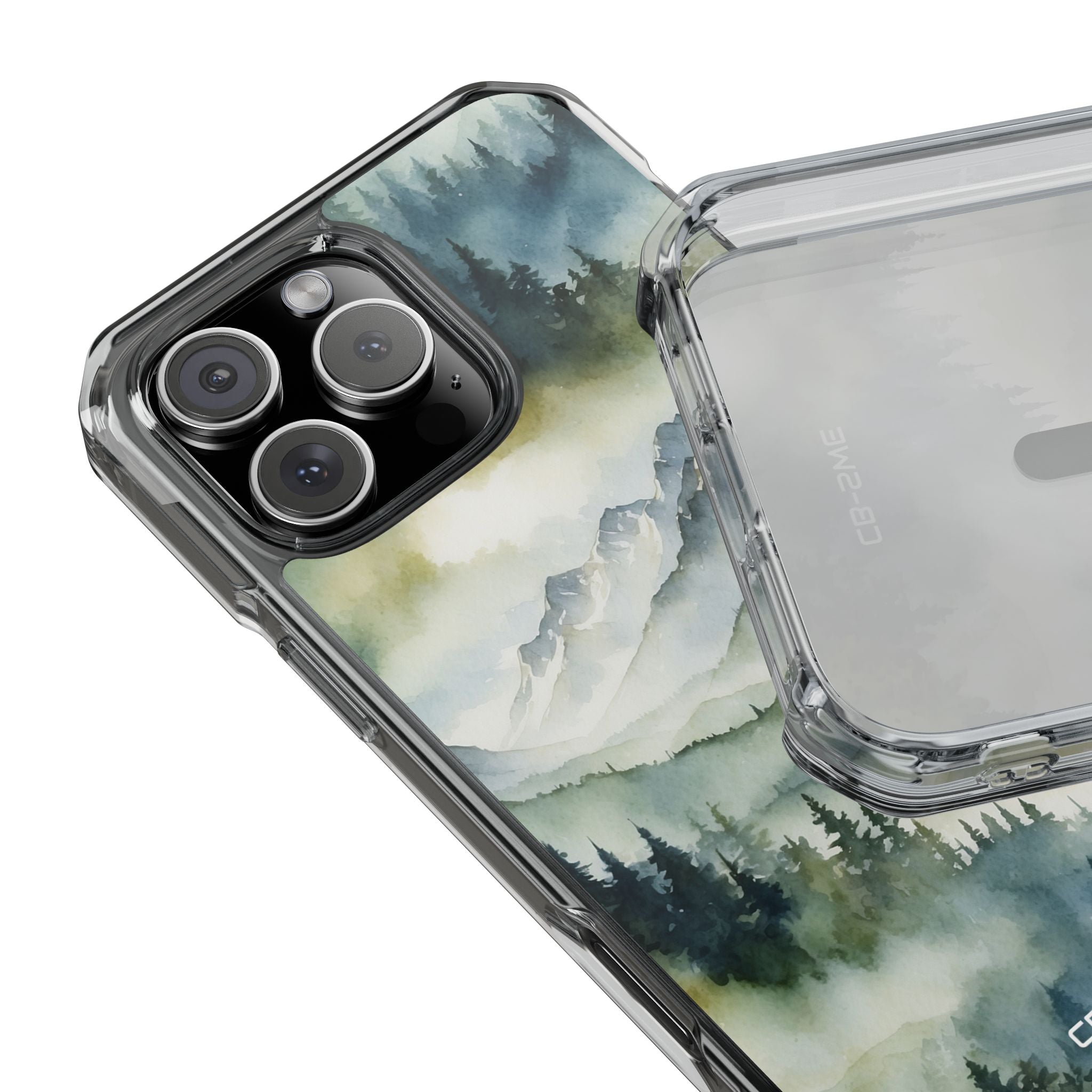 Misty Peaks Emerge iPhone Case - Impact