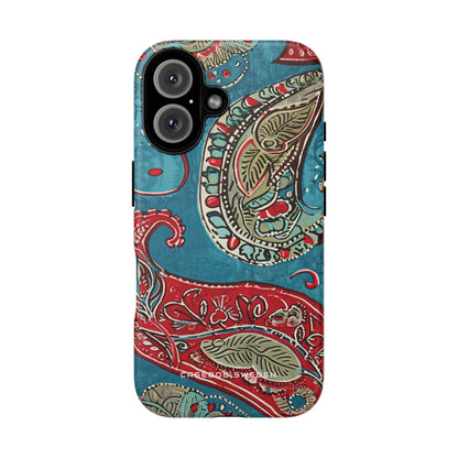 Vintage Paisley Elegance iPhone 16 - Tough Phone Case