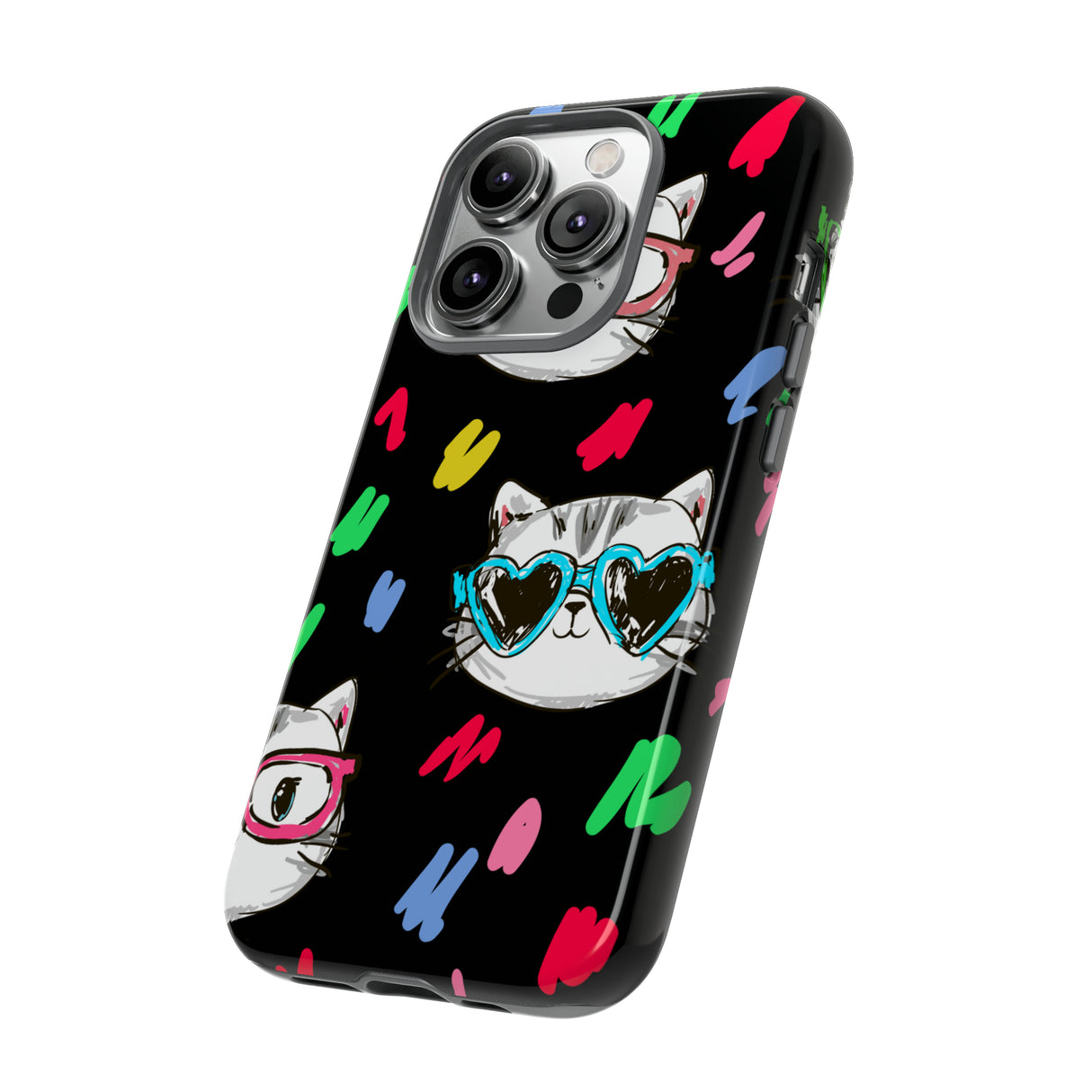 Cat Coloring - Protective Phone Case