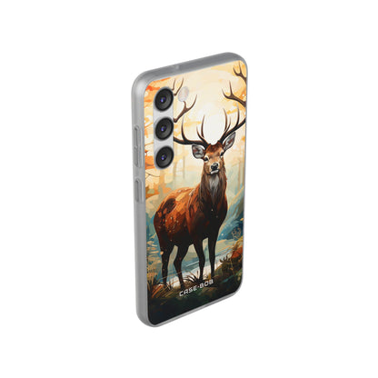 Glowing Stag Samsung S23 Case - Soft