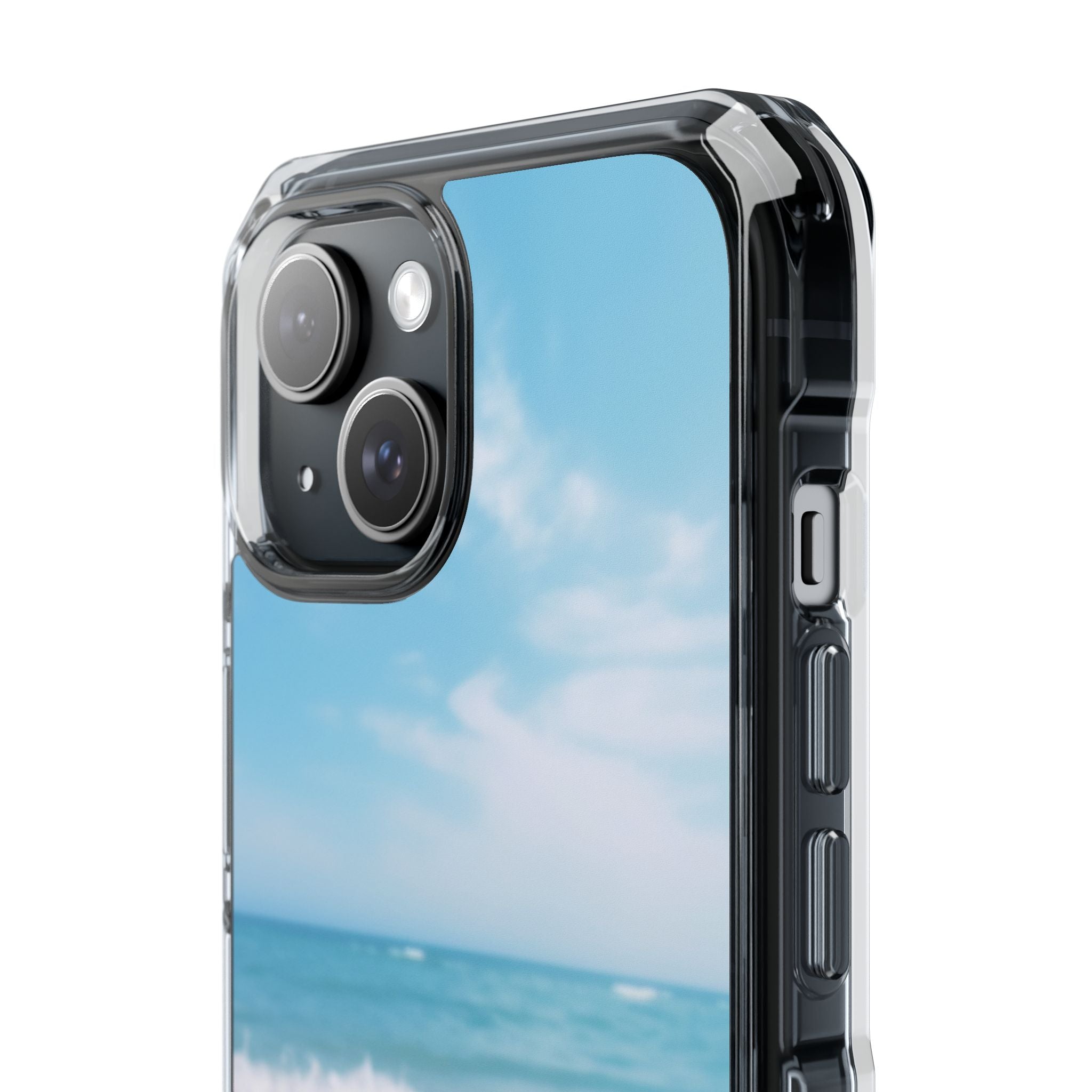 Shells Rest Beneath Waves iPhone Case - Impact
