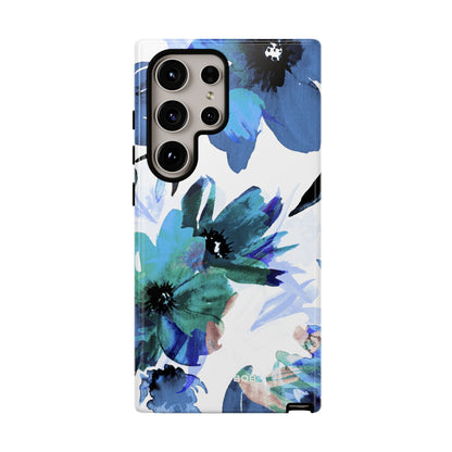 Blue Blossom Radiance Samsung S24 Ultra Case - Tough
