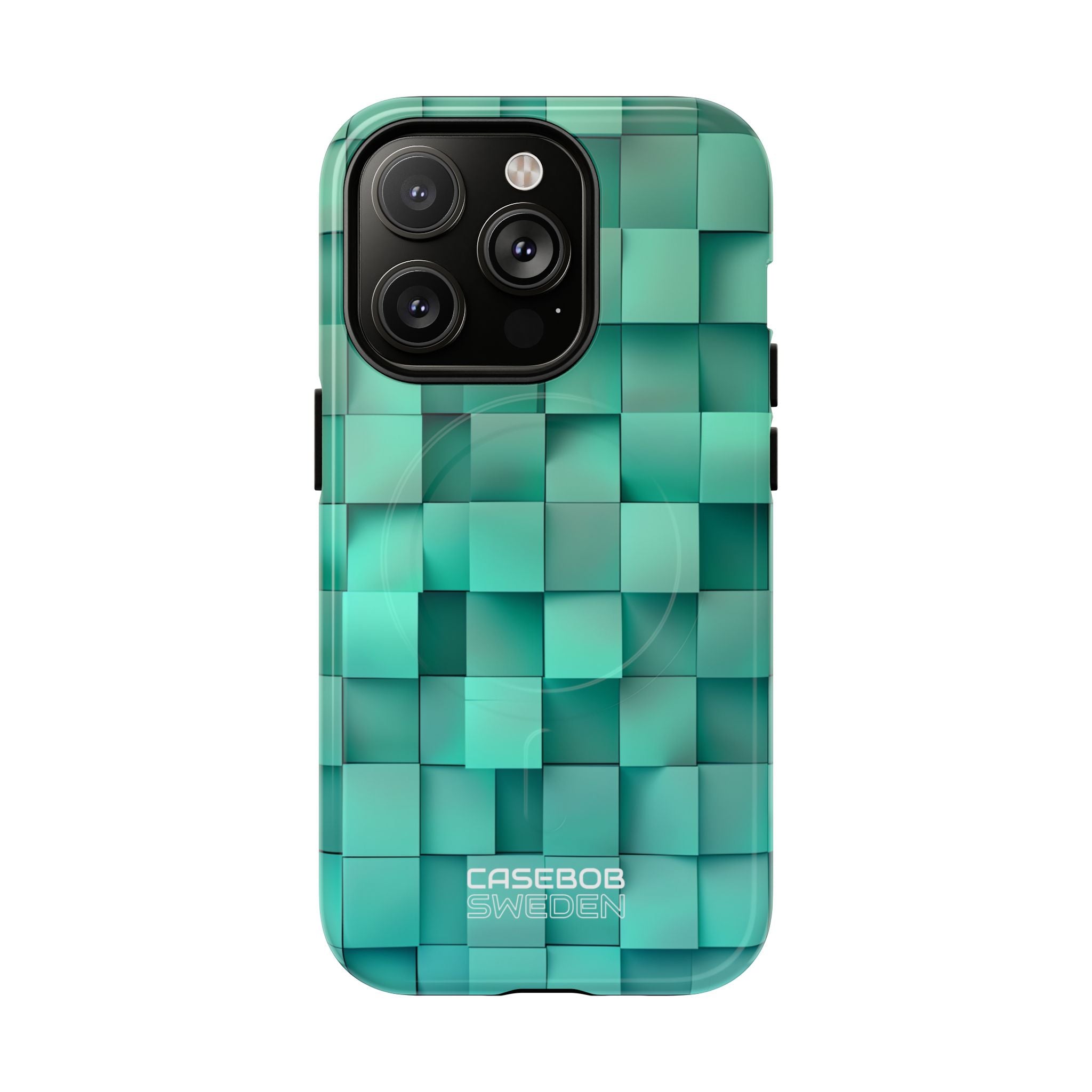 Folded Blue Squares iPhone 14 - Tough+