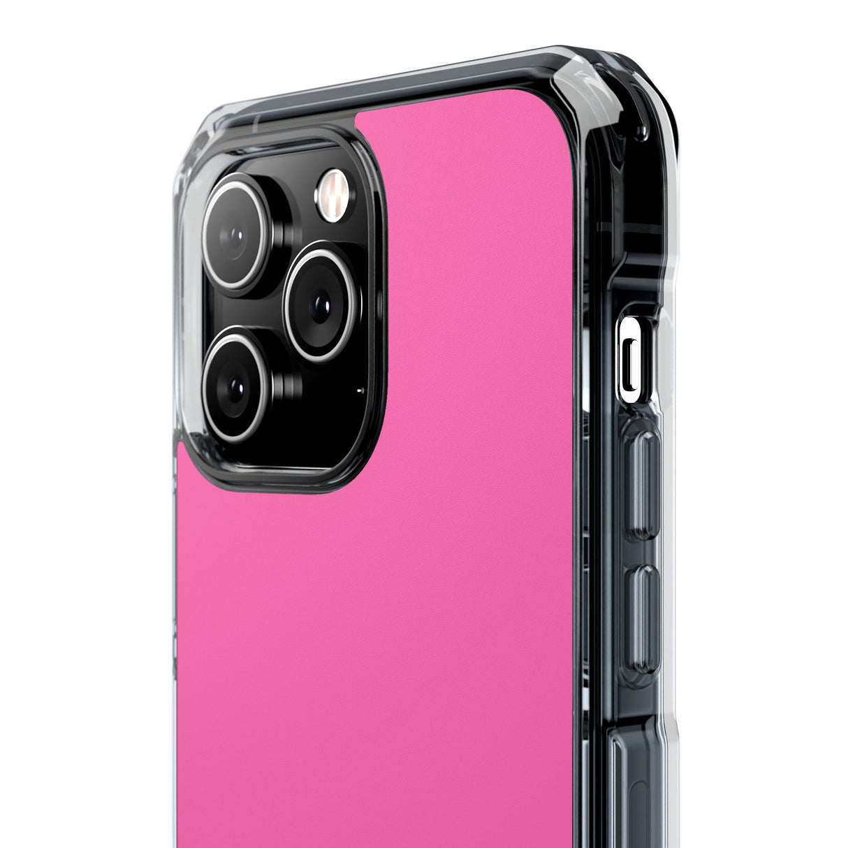 Hot Pink | Handyhülle für iPhone (Clear Impact Case – magnetisch)