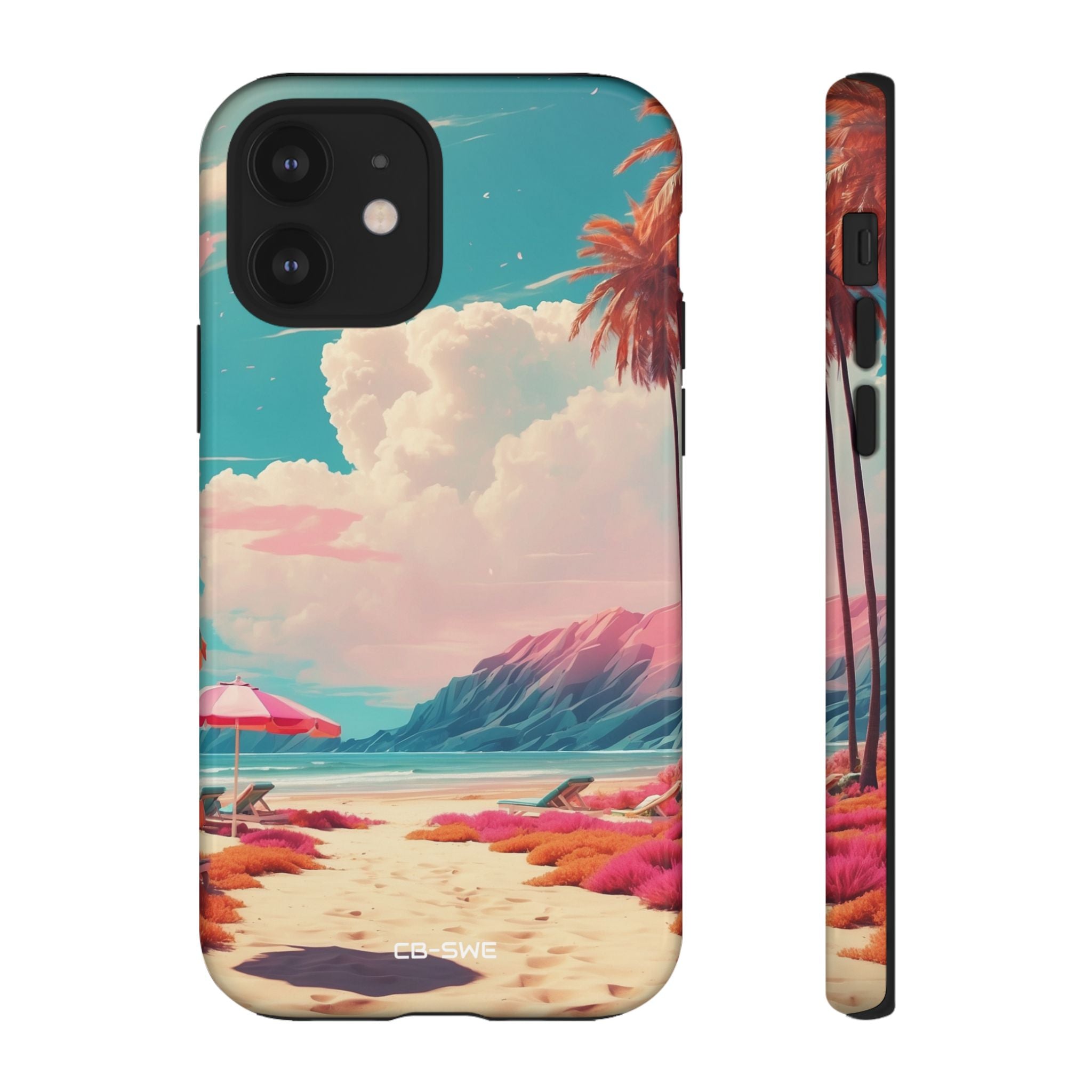 Vibrant Umbrellas Stand - iPhone Case