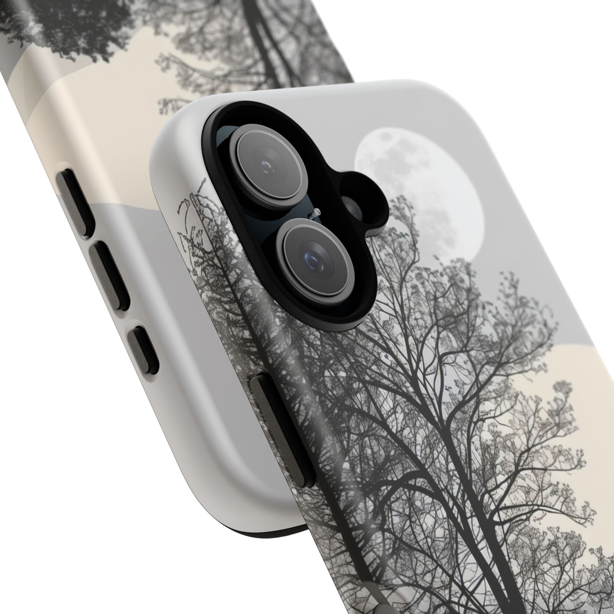 Moonlit Serenity: Minimalist Nature Design - for iPhone 16