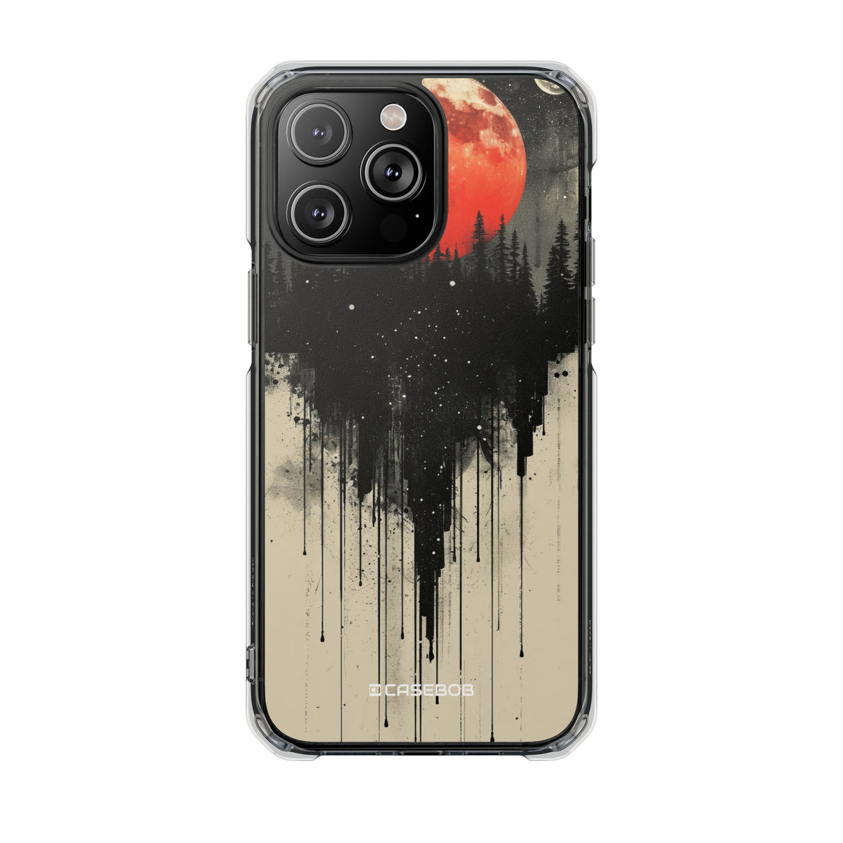 Ethereal Moonscape - Phone Case for iPhone (Clear Impact - Magnetic)