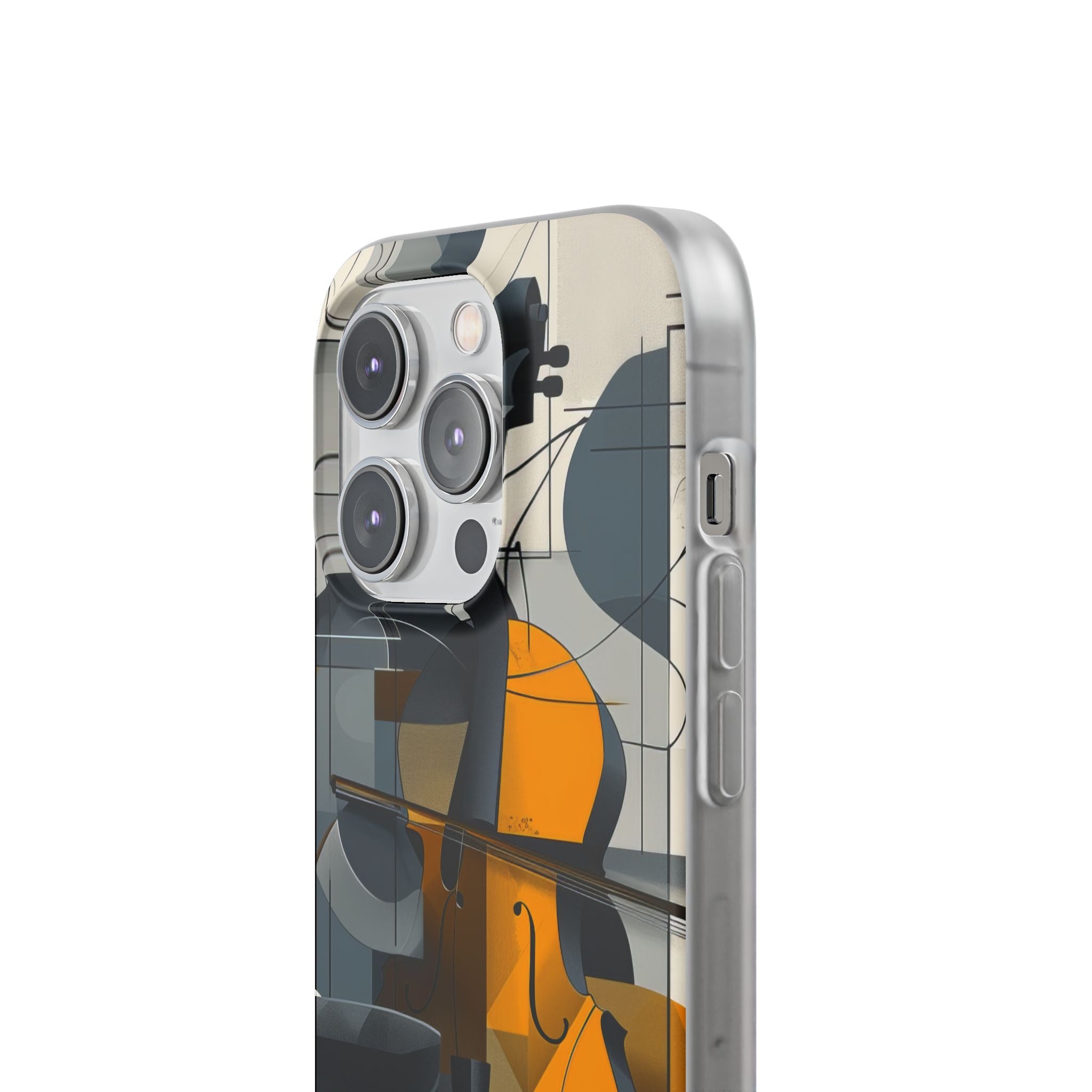 Cello Abstraction | Flexible Phone Case for iPhone