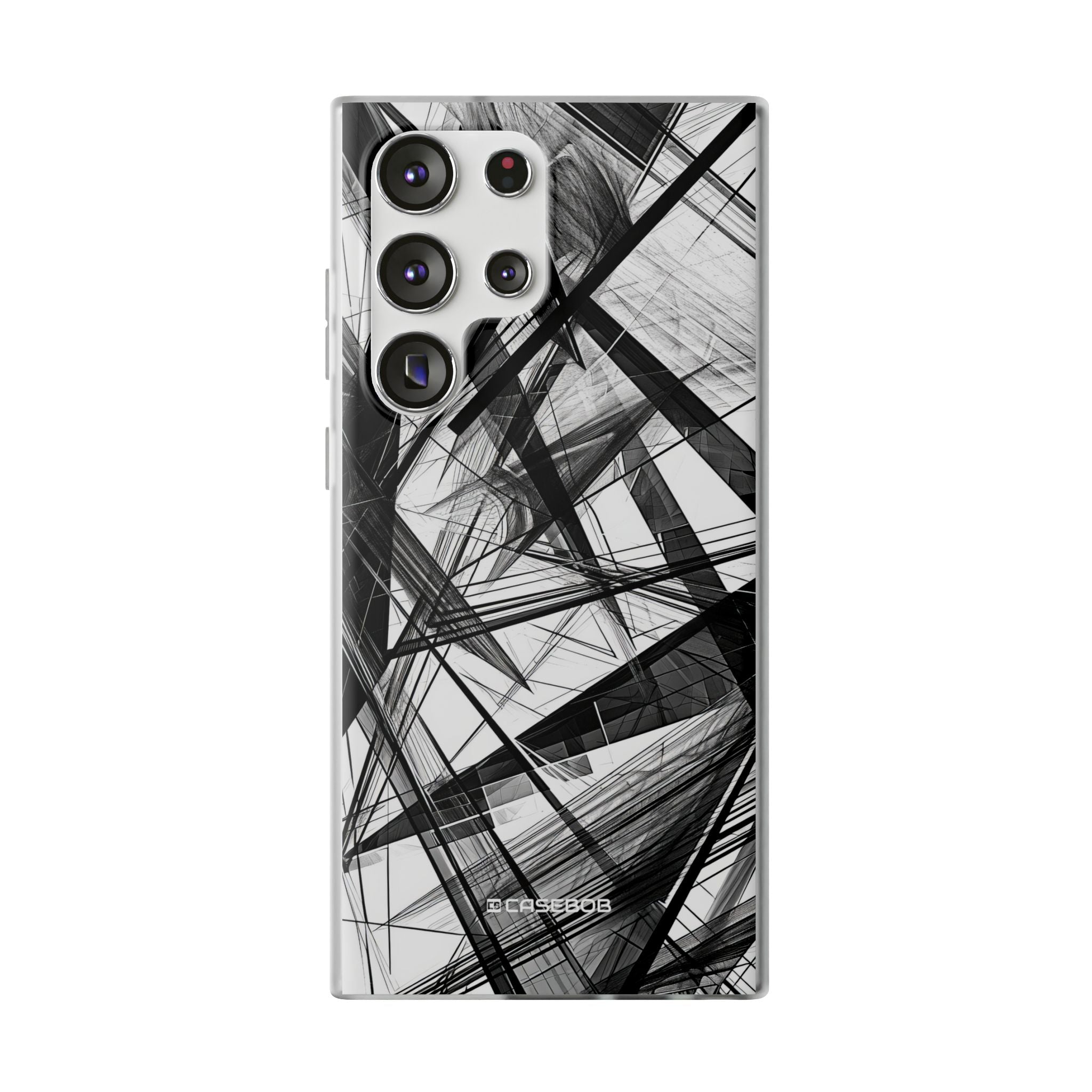 Monochrome Chaos | Flexible Phone Case for Samsung Galaxy