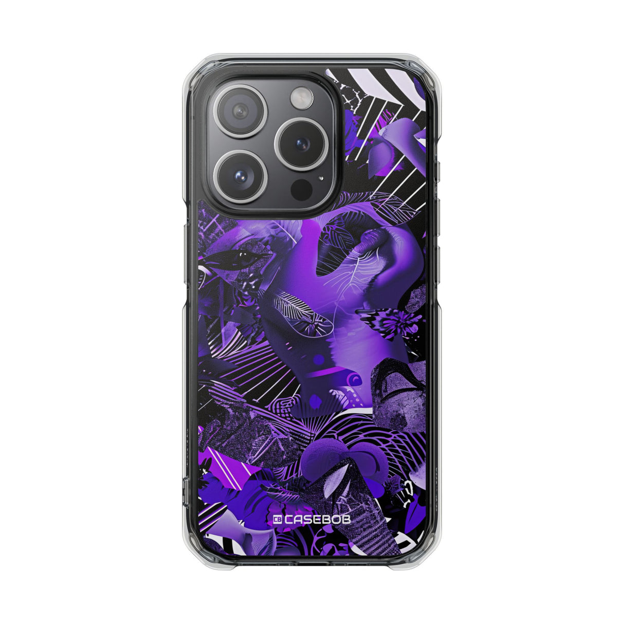 Ultra Violet  | Phone Case for iPhone (Clear Impact Case - Magnetic)