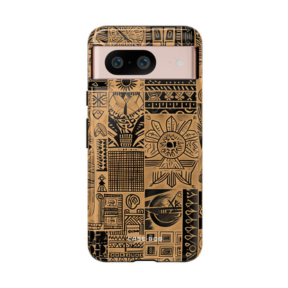 Tribal Faces Google Pixel 8 Case - Tough