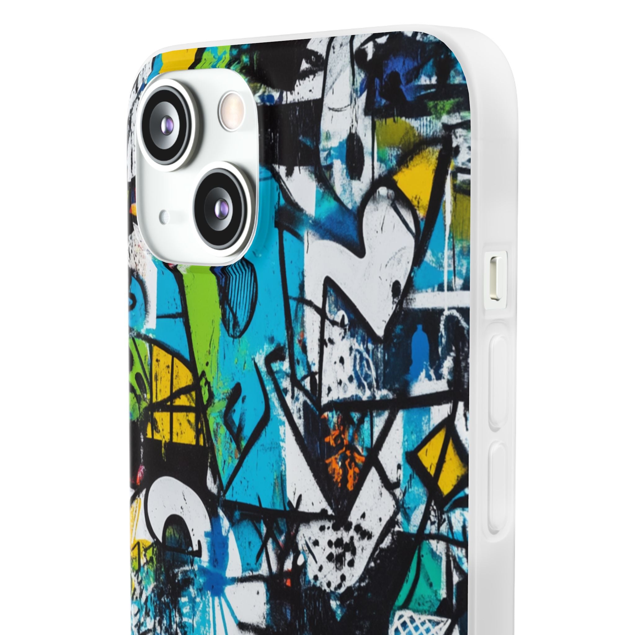 White Ripple Drift iPhone 13 - Soft