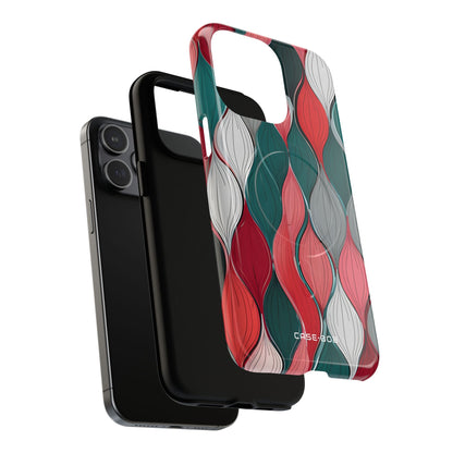 Leaf Cascade Teal iPhone 15 Pro Max Case - Tough+