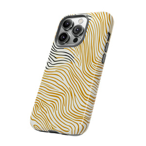 Linear Yellow Chic - Protective Phone Case