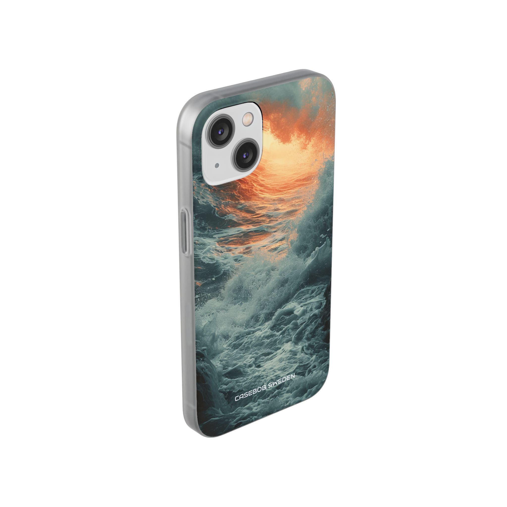 Fiery Wave Power - Flexi iPhone 14 Phone Case