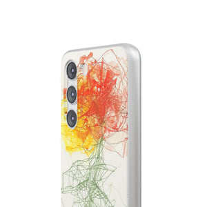 Feurige Blüte | Flexible Handyhülle für Samsung Galaxy