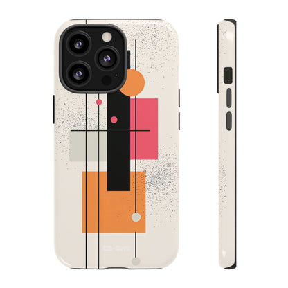 Shapes Dance Playfully - iPhone Case