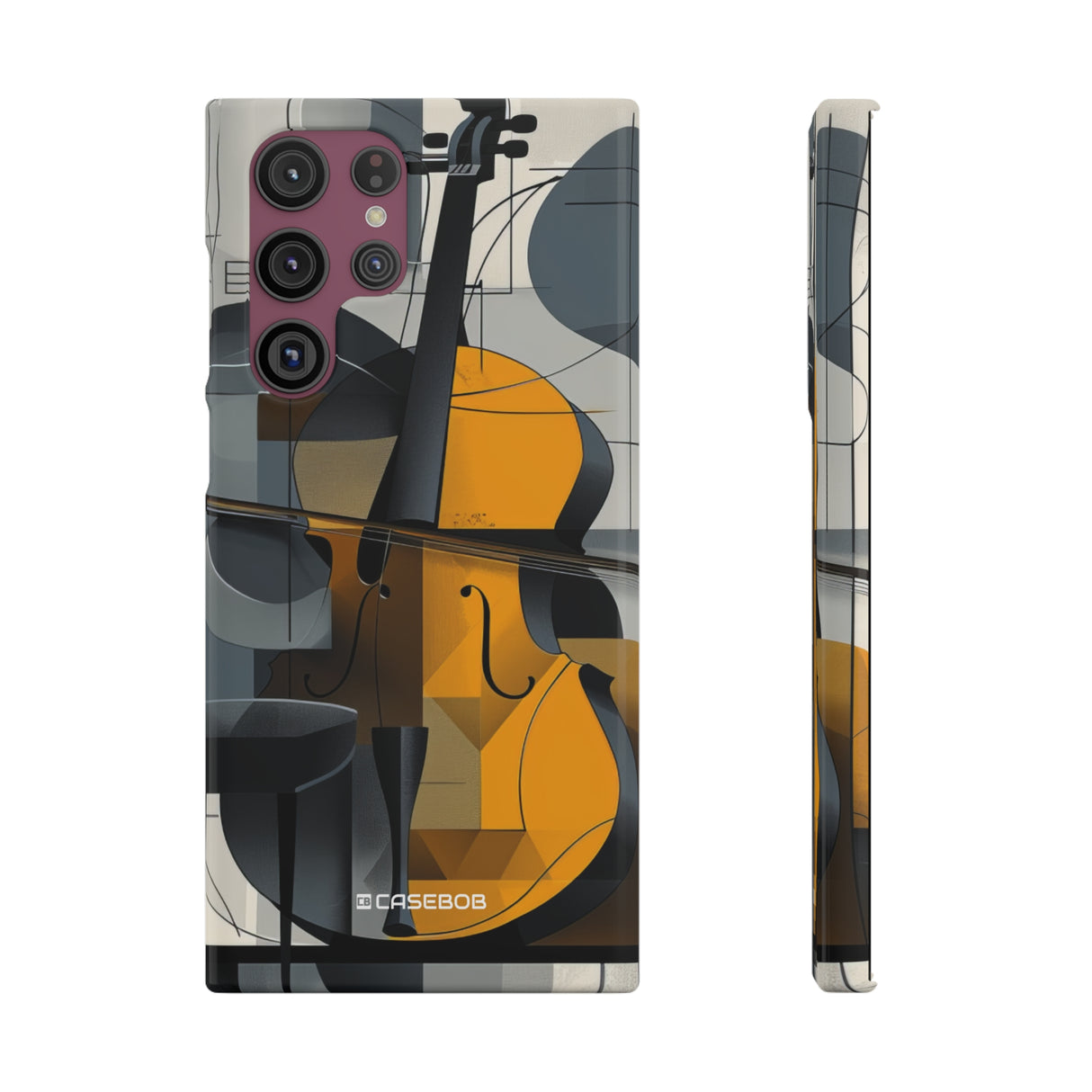 Cello Abstraction | Slim Phone Case for Samsung