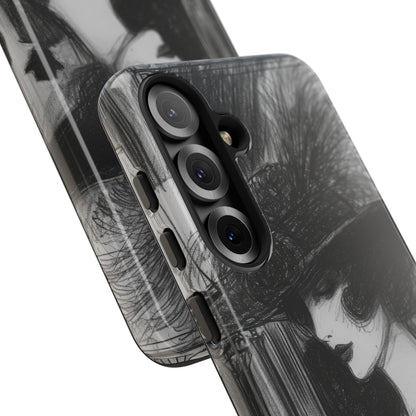 Vintage Feather Elegance Samsung S25 - Tough
