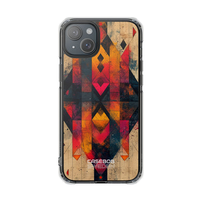 Fiery Symmetry Fusion iPhone 15 - Impact Clear+