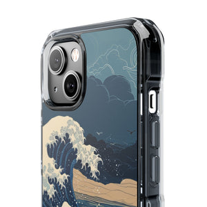 Oceanic Reverence – Handyhülle für iPhone (Clear Impact – Magnetisch)