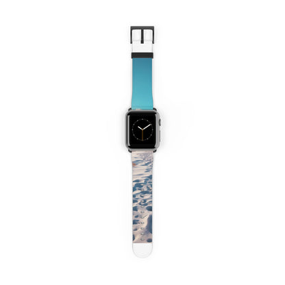 Snowy Footprints - Watch Band