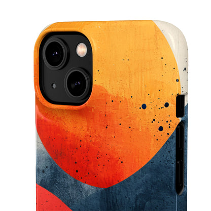 Sunburst Waves - Slim iPhone 14 Phone Case