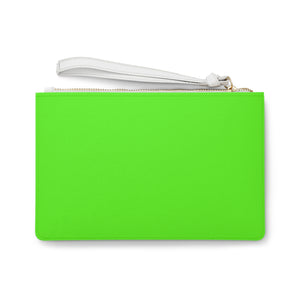 Bright Green Clutch Bag