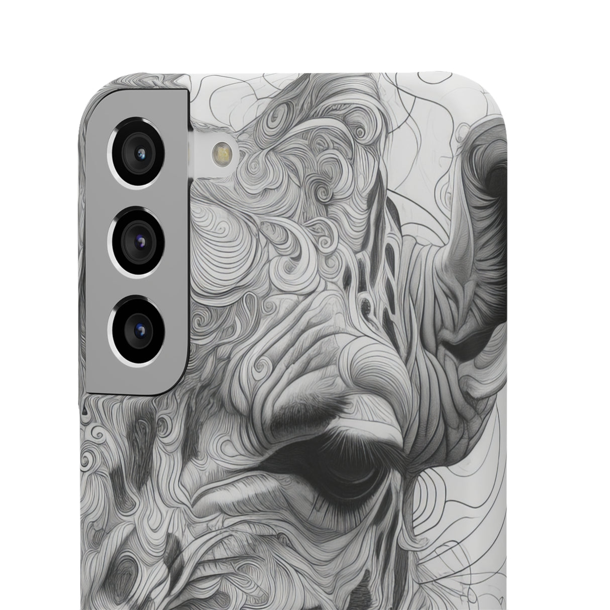 Monochrome Giraffe | Slim Phone Case for Samsung